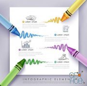 Business infographics options elements collection 82 (EPS)