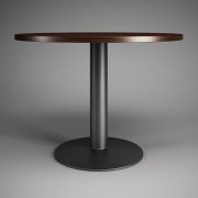Office table with round top