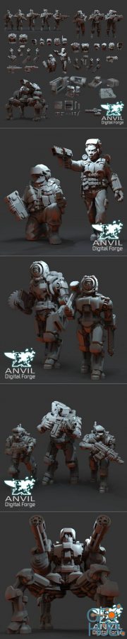 Anvil Digital Forge - Regiments and Exo-Lord Automata – 3D Print