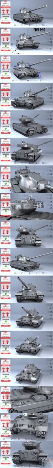 Conqueror Tank – 3D Print