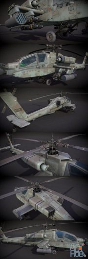 McDonnell Douglas AH-64A Apache Attack Helicopter PBR