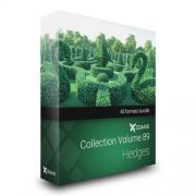 CGAxis Hedges 3D Models Collection Volume 89