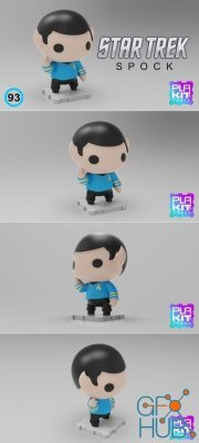 Plakit Star Trek, Spock – 3D Print