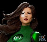 Green Lantern – Jessica Cruz – 3D Print