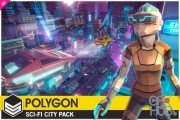 Unity Asset – POLYGON – Sci-Fi City Pack v1.18