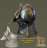Easter Grogu Egg Holder – 3D Print