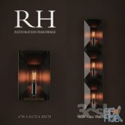 Lampara Harlow crystal sconce by RH