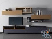 Tv Stand with shelves 91