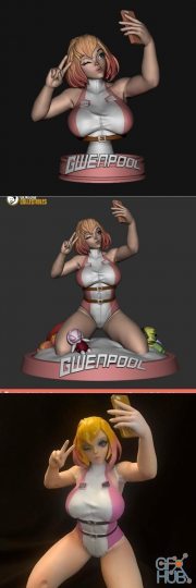 Gwenpool Bust – 3D Print