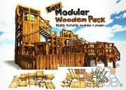 Cubebrush – Easy Modular Wooden Pack