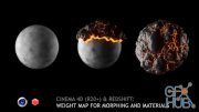 Skillshare – Cinema 4D (R20+) & Redshift: Weight (Vertex) map for morphing and materials