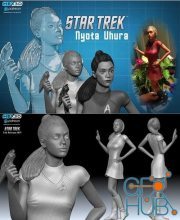 ﻿Hex3D Uhura - Star Trek – 3D Print