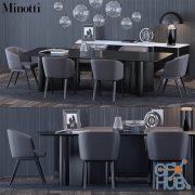 Minotti furniture set with LOU table