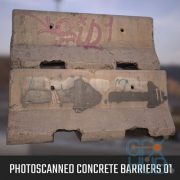Gumroad – Photoscanned Concrete Barriers 01