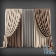 Curtains in a contemporary style