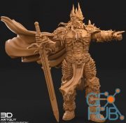 Betrayer King Pose Two – 3D Print