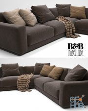 Corner sofa LUIS B&B Italia