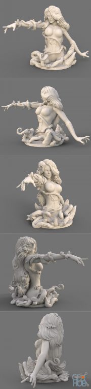 Poison Ivy Bust – 3D Print