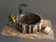 Eco-style sink (max, fbx)