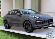 Porsche Cayenne Turbo Coupe 2020 for Lumion