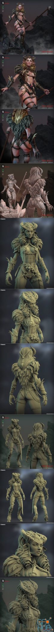 Qmaera - The Cursed Queen Pin Up – 3D Print