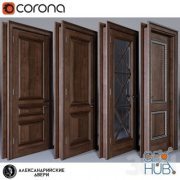 Set of Alexandria doors