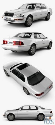 Hum 3D Lexus LS 1989