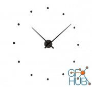 Large Oj Clock by Nomon