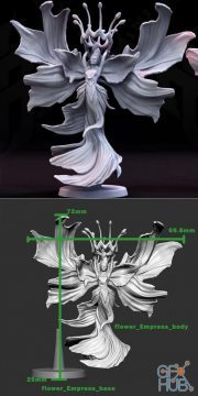 Flower Empress – 3D Print