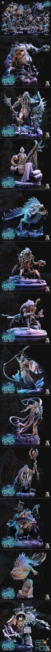 Archvillain Games - The Trench - Abyssal Depth – 3D Print
