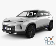 Hum 3D Geely Icon 2020 car