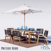 Pottery Barn outdoor furniture Palmer Rope