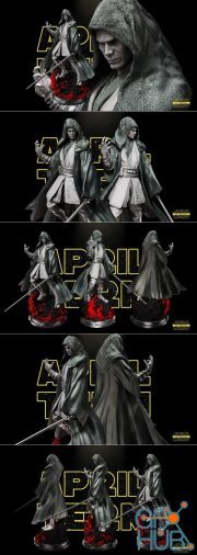 Anakin Skywalker Skulptur - Star Wars – 3D Print