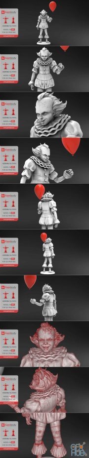 Pennywise Clown from "IT" – 3D Print