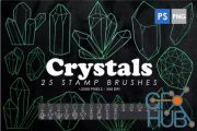 Envato – 25 Crystals Photoshop Stamp Brushes