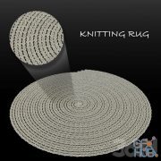 Knitting rug