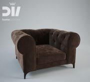 DV homecollection TOTAL art-deco armchair