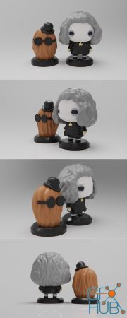 PlaKit Addams Family Grandmama – 3D Print