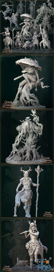 Great Grimoire - Beyond the Evergreen Forest January 2022 – 3D Print