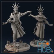 The Priestess with snake – 3D Print