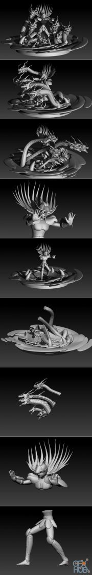 Shiryu – 3D Print