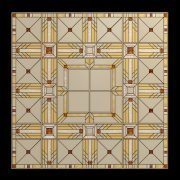 Stained-glass ceiling Tiffany «Chevron 2»