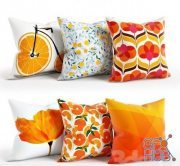 Orange Pillow Set 001