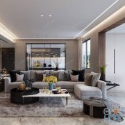 Modern Style Living Room 2020 A066 (Corona)
