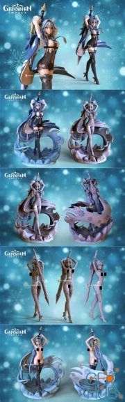 Eula - Genshin Impact – 3D Print