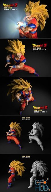 GOKU Super Saiyan3 – 3D Print