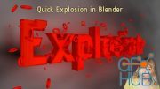Skillshare – Quick Explosion in Blender
