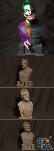 Batman vs Joker Bust – 3D Print