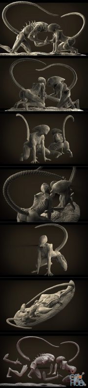Alien Love – 3D Print