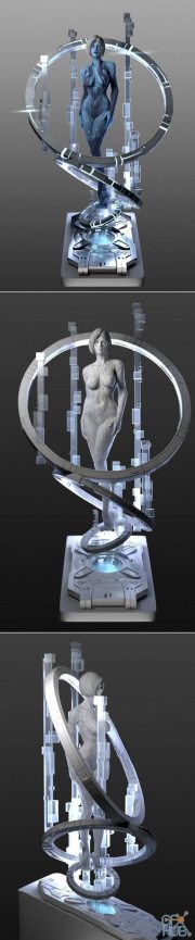 Cortana – Halo – 3D Print